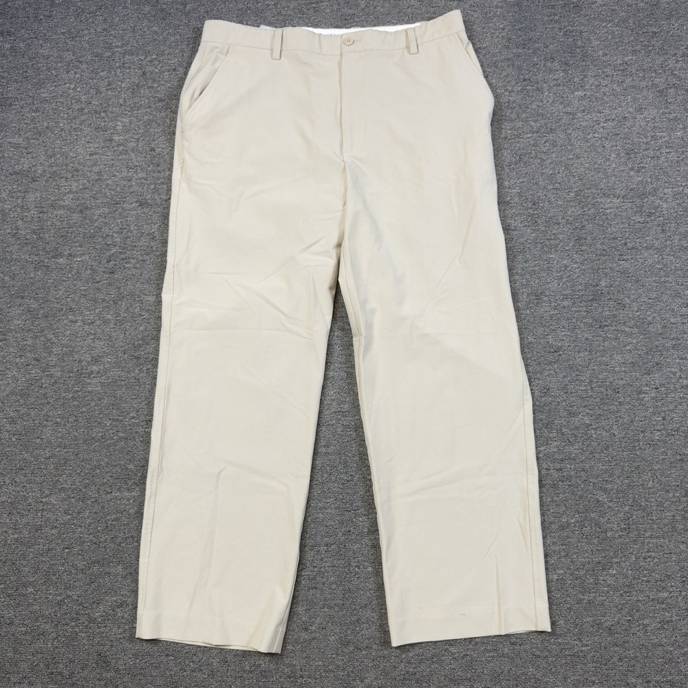 FootJoy Golf Pants Men's 38/30 Tan Athletic Fit Stretch Performance Lightweight